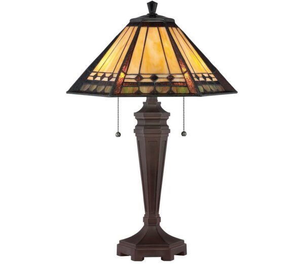 Elstead Elstead QZ-ARDEN-TL - Stolná lampa  ALCOTT 2xE27/60W/230V - tiffany lampa, vitraz, tiffany lampy, tifany lampy, vitraze, vitrazove lampy, vitrazova lampa, tiffany technika, tiffany luster, tiffany lampy predaj, vitráž eshop, vitraz cena, rabalux tiffany, vitrážové lampy tiffany, lampa vitraz, lampa stojaca tiffany, tiffany lampa bazos, vitrážové stolové lampy