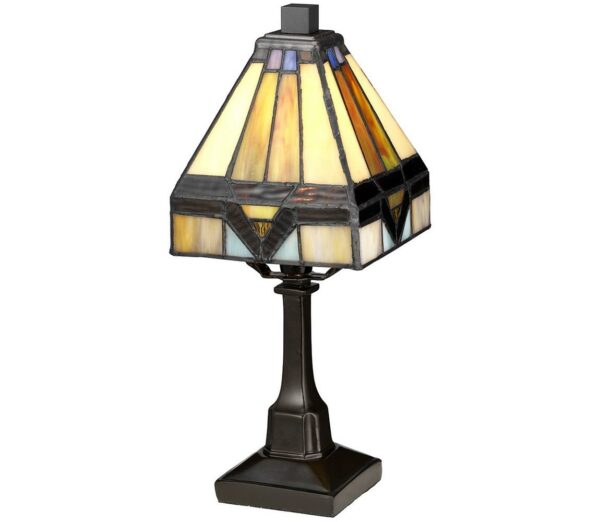 Elstead Elstead QZ-HOLMES-TL - Stolná lampa HOLMES 1xE14/25W/230V - tiffany lampa, vitraz, tiffany lampy, tifany lampy, vitraze, vitrazove lampy, vitrazova lampa, tiffany technika, tiffany luster, tiffany lampy predaj, vitráž eshop, vitraz cena, rabalux tiffany, vitrážové lampy tiffany, lampa vitraz, lampa stojaca tiffany, tiffany lampa bazos, vitrážové stolové lampy