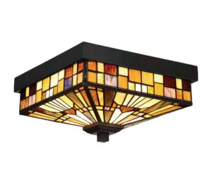 Elstead Elstead QZ-INGLENOOK-F - Vonkajšie stropné svietidlo INGLENOOK 2xE27/60W/230V IP44 - tiffany lampa, vitraz, tiffany lampy, tifany lampy, vitraze, vitrazove lampy, vitrazova lampa, tiffany technika, tiffany luster, tiffany lampy predaj, vitráž eshop, vitraz cena, rabalux tiffany, vitrážové lampy tiffany, lampa vitraz, lampa stojaca tiffany, tiffany lampa bazos, vitrážové stolové lampy