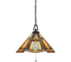 Elstead Elstead QZ-INGLENOOK-P-A - Luster na reťazi INGLENOOK 3xE27/60W/230V - tiffany lampa, vitraz, tiffany lampy, tifany lampy, vitraze, vitrazove lampy, vitrazova lampa, tiffany technika, tiffany luster, tiffany lampy predaj, vitráž eshop, vitraz cena, rabalux tiffany, vitrážové lampy tiffany, lampa vitraz, lampa stojaca tiffany, tiffany lampa bazos, vitrážové stolové lampy