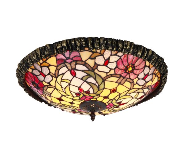 Rabalux 8087 - Tiffany stropnicA MIRELLA 2xE27/60W/230V - tiffany lampa, vitraz, tiffany lampy, tifany lampy, vitraze, vitrazove lampy, vitrazova lampa, tiffany technika, tiffany luster, tiffany lampy predaj, vitráž eshop, vitraz cena, rabalux tiffany, vitrážové lampy tiffany, lampa vitraz, lampa stojaca tiffany, tiffany lampa bazos, vitrážové stolové lampy