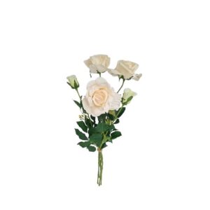 Umelá kvetina Ruža biela, 68 cm, 5 ks, umelé kvety, ruze, stabilizované ruže, popinave ruze, biele ruže, lacne umele kvety, ruze v boxe, umelé kvety ako živé, luxusné umelé kvety, ruza cena, modré ruže, umele kvety kusovky, trvacne ruze v boxe, trvácne ruže v boxe, umelé kvety do vázy, umelé kytice, aranžmány z umelých kvetov, umele kvety do vazy, umelé ruže
