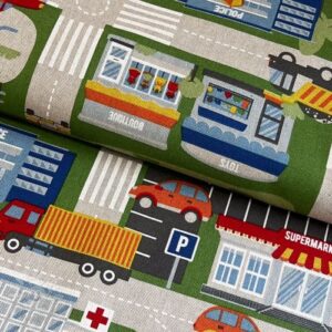 Dekoračná látka Linenlook Car Roadmap - ľan metráž, lan metraz, jutovina metráž, látka na vankúše, latka na vankuse, latka na vankus, látky metráž eshop, viskóza metráž, latky metraz eshop, dekoračné látky metráž, dekoracna latka metraz, ľanové látky metráž, látky metráž lacné, lanova latka metraz, lanove latky metraz, latka eshop, režné plátno metráž, ľan metráž veľkoobchod, obrusovina metráž, látky metráž, dekoračná látka, metráž látky, metrazove latky