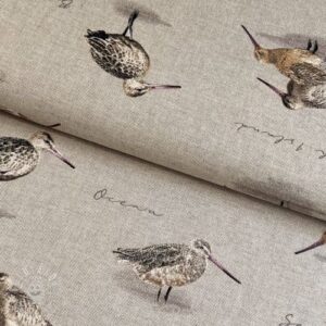 Dekoračná látka Linenlook Sandpiper Bird - ľan metráž, lan metraz, jutovina metráž, látka na vankúše, latka na vankuse, latka na vankus, látky metráž eshop, viskóza metráž, latky metraz eshop, dekoračné látky metráž, dekoracna latka metraz, ľanové látky metráž, látky metráž lacné, lanova latka metraz, lanove latky metraz, latka eshop, režné plátno metráž, ľan metráž veľkoobchod, obrusovina metráž, látky metráž, dekoračná látka, metráž látky, metrazove latky