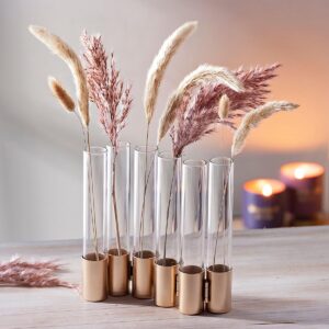 Weltbild Vázičky Zkumavky - váza na malé kvietky, váza na malé kytičky, váza na lúčne kvietky, váza na fialky, váza na snežienky, váza na kvety, sklenená váza, sklenené vázy, biela vaza, krištáľové vázy, krištáľová váza, váza s kvetmi, krištálové vázy