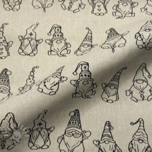 Dekoračná látka Linenlook premium Tomte Jolly Line - ľan metráž, lan metraz, jutovina metráž, látka na vankúše, latka na vankuse, latka na vankus, látky metráž eshop, viskóza metráž, latky metraz eshop, dekoračné látky metráž, dekoracna latka metraz, ľanové látky metráž, látky metráž lacné, lanova latka metraz, lanove latky metraz, latka eshop, režné plátno metráž, ľan metráž veľkoobchod, obrusovina metráž, látky metráž, dekoračná látka, metráž látky, metrazove latky