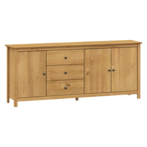 Komoda 3 dvere + 3 zásuvky TORINO vosk