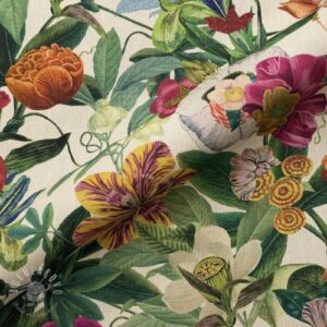 Dekoračná látka Linenlook Flashy Floral Party digital print - ľan metráž, lan metraz, jutovina metráž, látka na vankúše, latka na vankuse, latka na vankus, látky metráž eshop, viskóza metráž, latky metraz eshop, dekoračné látky metráž, dekoracna latka metraz, ľanové látky metráž, látky metráž lacné, lanova latka metraz, lanove latky metraz, latka eshop, režné plátno metráž, ľan metráž veľkoobchod, obrusovina metráž, látky metráž, dekoračná látka, metráž látky, metrazove latky