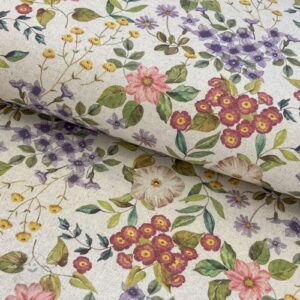 Dekoračná látka Linenlook Flowers meadow digital print - ľan metráž, lan metraz, jutovina metráž, látka na vankúše, latka na vankuse, latka na vankus, látky metráž eshop, viskóza metráž, latky metraz eshop, dekoračné látky metráž, dekoracna latka metraz, ľanové látky metráž, látky metráž lacné, lanova latka metraz, lanove latky metraz, latka eshop, režné plátno metráž, ľan metráž veľkoobchod, obrusovina metráž, látky metráž, dekoračná látka, metráž látky, metrazove latky