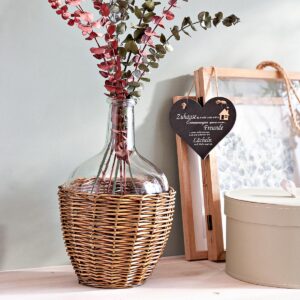 Weltbild Váza Demižon - váza na malé kvietky,  váza na malé kytičky,  váza na lúčne kvietky, váza na fialky,  váza na snežienky, váza na kvety, sklenená váza, sklenené vázy, biela vaza, krištáľové vázy, krištáľová váza, váza s kvetmi, krištálové vázy