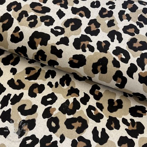 Dekoračná látka Linenlook Animal skin natural - ľan metráž, lan metraz, jutovina metráž, látka na vankúše, latka na vankuse, latka na vankus, látky metráž eshop, viskóza metráž, latky metraz eshop, dekoračné látky metráž, dekoracna latka metraz, ľanové látky metráž, látky metráž lacné, lanova latka metraz, lanove latky metraz, latka eshop, režné plátno metráž, ľan metráž veľkoobchod, obrusovina metráž, látky metráž, dekoračná látka, metráž látky, metrazove latky