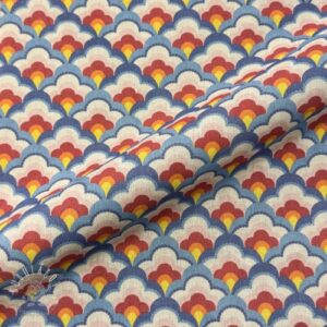 Dekoračná látka Linenlook Graphic Flower Scale digital print - ľan metráž, lan metraz, jutovina metráž, látka na vankúše, latka na vankuse, latka na vankus, látky metráž eshop, viskóza metráž, latky metraz eshop, dekoračné látky metráž, dekoracna latka metraz, ľanové látky metráž, látky metráž lacné, lanova latka metraz, lanove latky metraz, latka eshop, režné plátno metráž, ľan metráž veľkoobchod, obrusovina metráž, látky metráž, dekoračná látka, metráž látky, metrazove latky