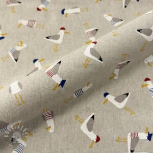 Dekoračná látka Linenlook premium Seagull dress up - ľan metráž, lan metraz, jutovina metráž, látka na vankúše, latka na vankuse, latka na vankus, látky metráž eshop, viskóza metráž, latky metraz eshop, dekoračné látky metráž, dekoracna latka metraz, ľanové látky metráž, látky metráž lacné, lanova latka metraz, lanove latky metraz, latka eshop, režné plátno metráž, ľan metráž veľkoobchod, obrusovina metráž, látky metráž, dekoračná látka, metráž látky, metrazove latky
