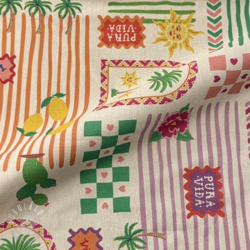 Dekoračná látka Linenlook Pura Vida Patch digital print - ľan metráž, lan metraz, jutovina metráž, látka na vankúše, latka na vankuse, latka na vankus, látky metráž eshop, viskóza metráž, latky metraz eshop, dekoračné látky metráž, dekoracna latka metraz, ľanové látky metráž, látky metráž lacné, lanova latka metraz, lanove latky metraz, latka eshop, režné plátno metráž, ľan metráž veľkoobchod, obrusovina metráž, látky metráž, dekoračná látka, metráž látky, metrazove latky